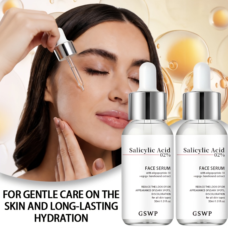 Aha Bha Exfoliant - Siero all'Acido Salicilico GSWP, Contenente Oligopeptidi,